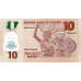 P39f Nigeria - 10 Naira Year 2015 (Polymer)